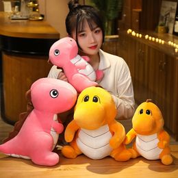 The new 30-40cm cute cartoon dinosaur Plush Dolls Great-necked dragon triangle bully dragon plush ToyDoll children soothing doll gift