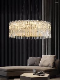 Chandeliers Light Luxury Crystal Chandelier Living Room Bedroom Restaurant Modern Villa High -end Imported Lamps