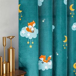 Curtain Modern Printed Curtains For Living Room Leaves Decorative Custom Made Kitchen Bedroom Window Treatment Home Decor