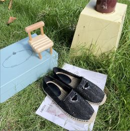 Высочайшее качество Granville Espadrille обувь повседневная Toile de Jouy Reverse Вышитые женские Роскошные дизайнерские бренды Эспадрильи на плоской подошве Мокасины для обуви