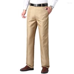Trajes para hombres MRMT 2022 Pantalones de pantalones para hombres Pantalones para imitación delgada de macho Seda de seda alta Traje informal