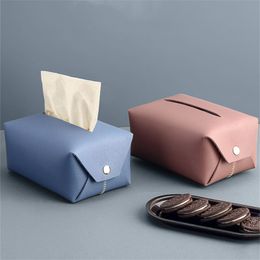 PU Leather Tissue Box Car Carrying Toilet Home Bathroom Desktop Pumping Living Room Creative Simplicity Organiser RRC324