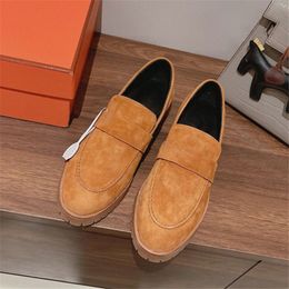 Winter New Loafers Leather Casual Driving Shoes Shoe Size 35-40