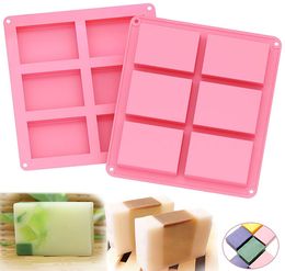 square Silicone Baking Mould Cake Pan Moulds Handmade Biscuit Soap Mould DH98