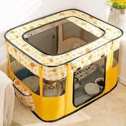 Cat Carriers Dog Playpen With Door And Top For Small Dogs Indoor Exercise Pet Tent Cats