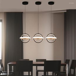 Chandeliers Minimalist LED Indoor Nordic Hanging Lamp For Dining Room Decor Chandelier Lighting Living Lustre Kitchen Lamps
