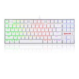 Keyboards Redragon K552 Mechanical Gaming Keyboard 60 Compact 87 Key Kumara Wired Cherry MX Blue Switches Equivalent for Windows PC Gamer 221028