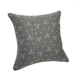 Pillow Fashion Geometric Dark Grey Black Vintage Style Case 45x45cm Cover Sofa Chair Office Home Decoration 1pc/lot