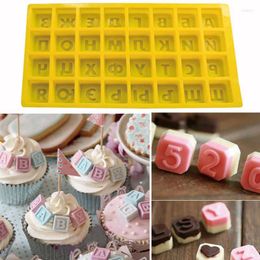 Baking Tools Russian Alphabet/Letters Silicone Mould DIY Candy Pudding Fondant Chocolate Mould Cake Decoration Pastry Tool Bakeware