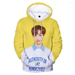 Men's Hoodies Korean Trend Hoodie ONEUS 3D Harajuku Casual Sweatshirt Comfortable Clothing Autumn Fashion Unisex Street Cute Pullover