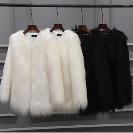 Women's Fur Winter Jacket Female Imitation Mink Fashion Short Warm Parka Jackets Woman Slim Coat Women's Tops