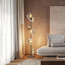 Floor Lamps Italian Light Luxury Living Room Sofa Villa Model Simple Modern Handmade Glass Decorative Standing Lamp