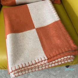 Designer Blankets letter Cashmere Soft Wool Scarf Shawl Portable Warm Sofa Bed Fleece Knitted Throw Blanket 130x180cm Spring