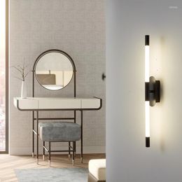 Wall Lamp Nordic Modern Creative LED Indoor Bedroom Living Room Aisle Corridor Fashion Home Rotatable Decorative Bracket Light