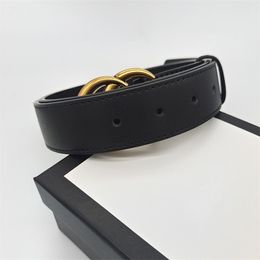 Fashion Classic Men Designers Belts Womens Mens Casual Letter Smooth Buckle Belt Top Leather Waistband Width 2.0cm 2.8cm 3.4cm 3.8cm With box