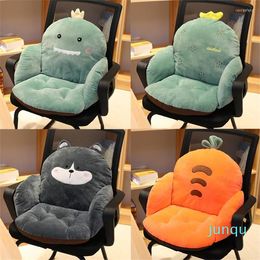 Pillow Cartoon Animal Plush Office Chair Pink Non-slip Lumbar Support S Soft Comfortable Pillows Student 02
