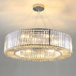 Chandeliers Luxury Modern Crystal Chandelier For Living Room Large Round Hanging Light Fixture Bedroom Dining Decor Led Cristal Lamp