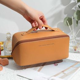 Cosmetic Bags Pillow Cosmetic Bag Female Portable Multi-functional Pu Skin Wash Bag Large Capacity Cosmetics Travel Storage Bag 221031