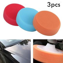 Car Sponge M14 Polishing Heads Mop Roundness Soft Thread 14MM Blue Orange Red