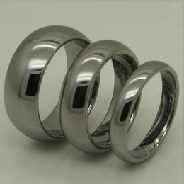 Wedding Rings 8mm / 6mm 4mm Tungsten Carbide Polished Classic Dome Ring For Girl Boy Waterproof All Sizes