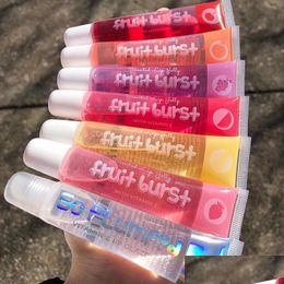 Lip Gloss Fruit Plum Oil Moisturizing Shiny Vitamin E Mineral Lips Care Balm Long Lasting Beauty Makeup 20Pcs