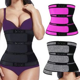 Waist Tummy Shaper Waist Trainer Slimming Belt Body Shaper Slim For Women Tummy Control Modelling Strap Corset Cincher Trimmer Gird Dhale