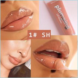 Lip Gloss 9 Colours Plum Oil Lip Gloss Nutritious Plumper Moisturiser Shiny Cherry Volume Tint Lipgloss Lipstick 12Pcs Drop Delivery Dhnmb