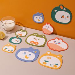 Cute Coasters Mats Women Small Size Heat Protection Cushion for Hot Drinks