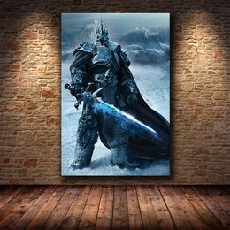 Classic World of Game Wall Art Canvas Painting Studio Gift Boy's Bedroom Wall Decoration Posters and Prints Cuadros Frameless