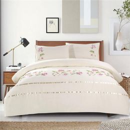 Bedding Sets Pure Cotton Bed Four-piece Simple Embroidered Quilt With Products 1.5 M 1.8