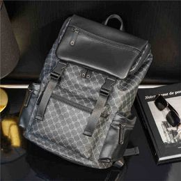 School bag Fashion Backpack Men Man Leather Laptop Bag Waterproof Designer Male Travel Bagpack Mochila 2022 220728