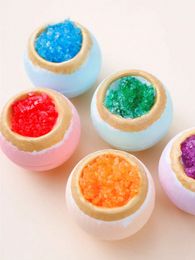 Creative Pink Gold Sea Salt Scented Bath Bomb - A Refreshing New Experience