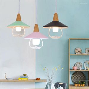 Pendant Lamps Nordic Color Macaron Lights Bedroom Living Room Kitchen Mahjong Lamp Lift Dining Study