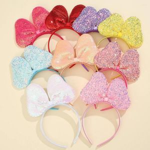 Acessórios de cabelo Bow Headband Sparkle Hairpin Colorido Festa de Feriado Primavera Cebola Pó Borboleta Infantil