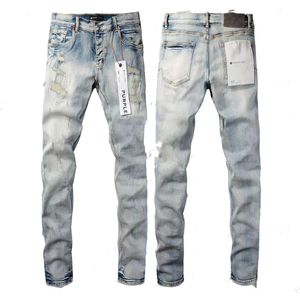 Denim lila jeans denim byxor mens jeans designer jean män svart avancerad kvalitet rak design retro streetwear casual sweatpants designers joggers pant