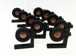 10PCS L-bar Mini Kupfer-beschichtete Prisma für LEICA Totalstationen 90 Grad Überwachung L Typ Ersetzen GMP104 Prisma 231229