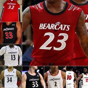 مخصص John Newman III College Cincinnati Bearcats Basketball Jersey Custom أي اسم رقم الرجال للنساء من القمصان الشباب