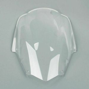Motorcycle Clear Black Double Bubble Windscreen Windshield ABS Fit For Yamaha FZ1 FZ1S FAZER 2006-2015