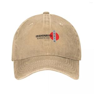 Ball Caps 2024 ISSHINRYU KARATE DO RISING SUN Cap Cowboy Hat Sports Snap Back Uv Protection Solar Hats For Women Men's