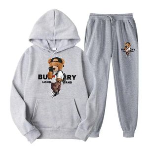 Mens Tracksuits 2024 Tech Fleece Hoodie Autumn Suit varumärke Brev Print Fashion Tracksuit Men Casual Pullover Sports Wear 2-Piece Hoodie Sweatshirt