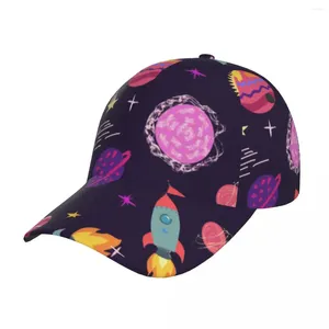 Бейсбольная кепка Planets Rockets And Stars для женщин и мужчин Snapback, классическая шляпа в стиле