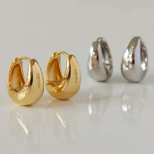 stud hoop huggie letter design discl arrings circle بسيطة