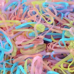 Hair Accessories 400pcs/lot Rubber Rope Ponytail Holders Bands Ties Braids Plaits Headband Clips Elastic