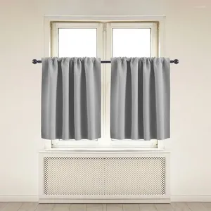 Vorhang, klein, Verdunkelungsvorhänge, hohe Präzision, für Badezimmer, Küche, Fensterverkleidungen, Privatsphäre, Temperatur