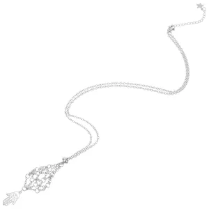Anhänger Halsketten Net Bag Halskette Steinhalter Kette für Frauen Kristallsteine Choker Käfige Klammern Handkristalle