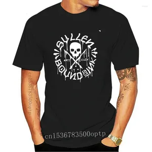 Men's T Shirts Sullen Art Co Bound By Ink Tattoo Artist Black White Back Print Shirt M-3XL UK