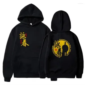 Erkek Hoodies Çin Kongfu Kanat Chun Erkekler Kadın Hoodie Pamuk Polyester Baskılı Sweatshirt Uzun kollu kazak Sonbahar ve Kış Topları