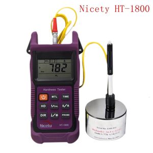 Nicety Portable Rebound Leeb Hardness Tester Meter Metal Steel Brinell LCDディスプレイデジタル硬度メーターHT-1800 231229