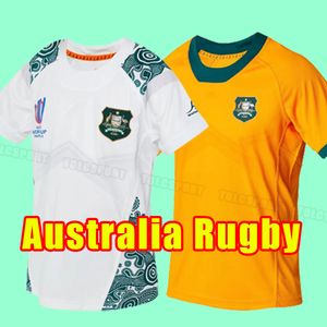 23 24 Austrália Rugby Jerseys Home Away Kangaroos Wallaby Tamanho S-5XL 2023 2024 Liga Nacional Homens Adulto Australian World Copa Calças