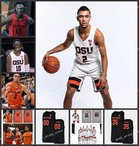 Oregon State Beavers Basketball Trikot 2 Josiah Lake 3 Gavin Marrs 11 Dohn Craig 13 Nate Meithof Osu Trikots Custom Ed Mens Youth